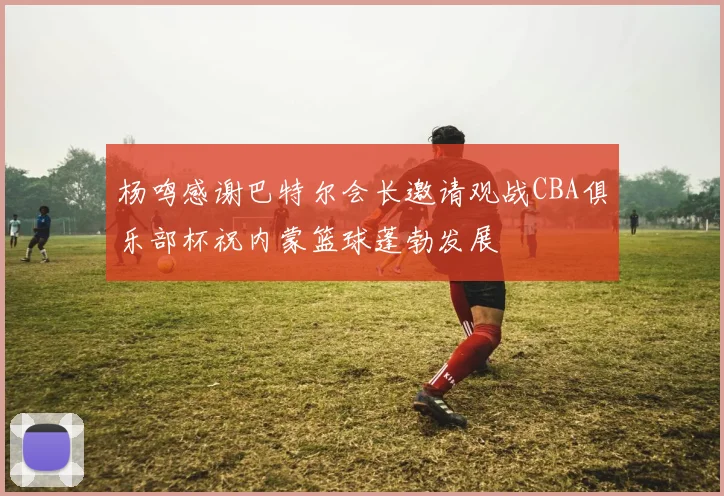 杨鸣感谢巴特尔会长邀请观战CBA俱乐部杯祝内蒙篮球蓬勃发展